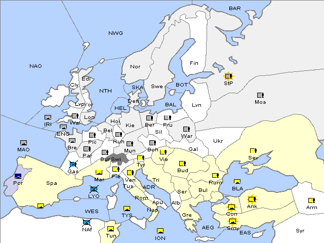 Map Winter 1912 Adjustment