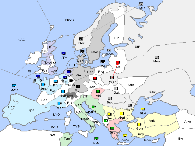 Map Fall 1903 Retreat