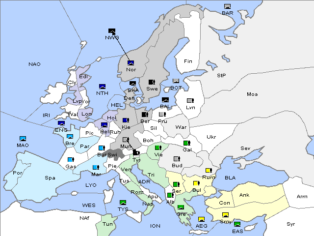 Map Fall 1904 Retreat