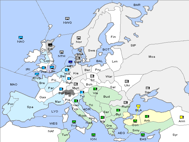 Map Spring 1907 Retreat