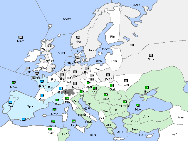 Map Spring 1912 Retreat