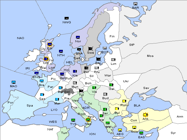 Map Winter 1904 Adjustment