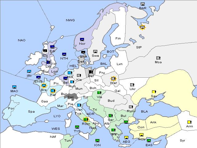 Map Winter 1905 Adjustment