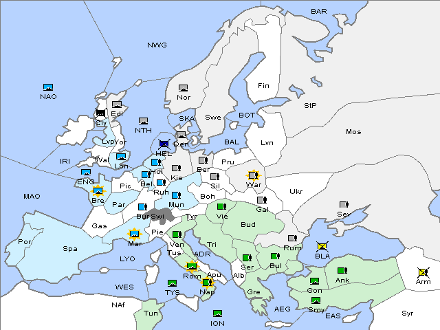 Map Winter 1907 Adjustment
