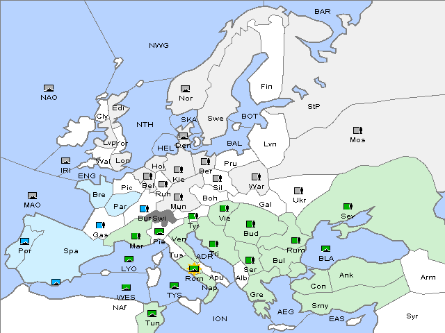 Map Winter 1913 Adjustment