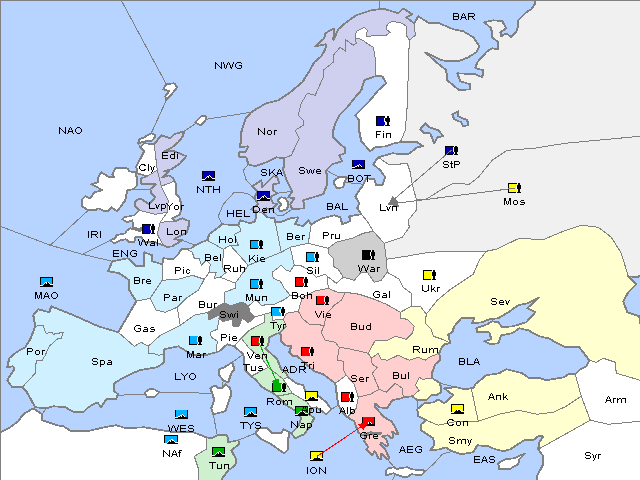 Map Fall 1905 Retreat