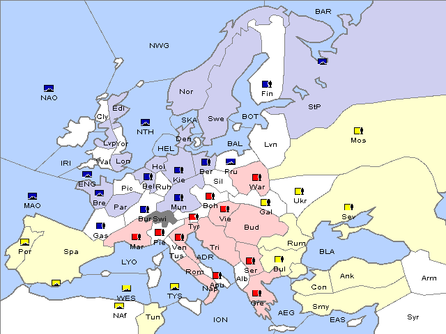 Map Fall 1913 Movement