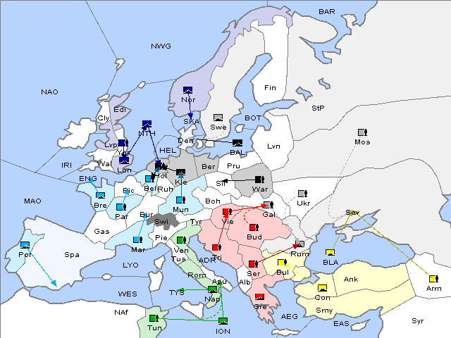Map Spring 1902 Movement