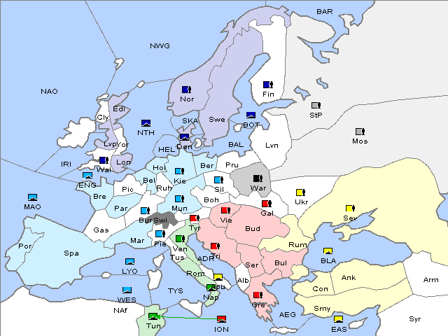 Map Spring 1905 Retreat