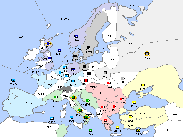 Map Winter 1903 Adjustment