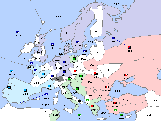 Map Fall 1909 Retreat