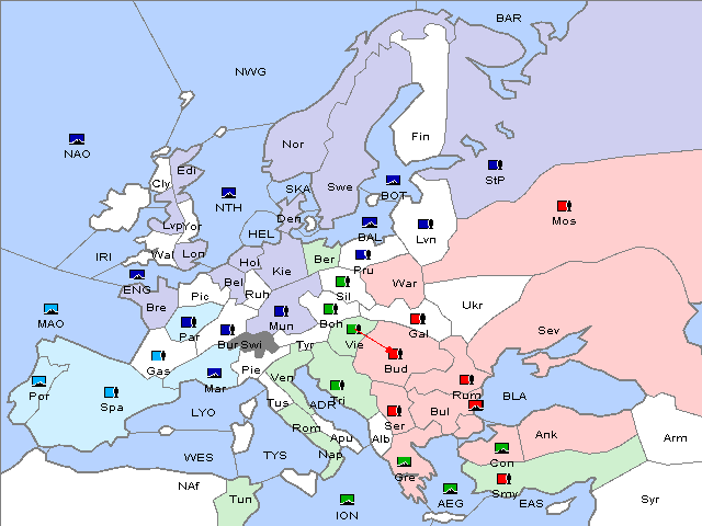 Map Fall 1910 Retreat