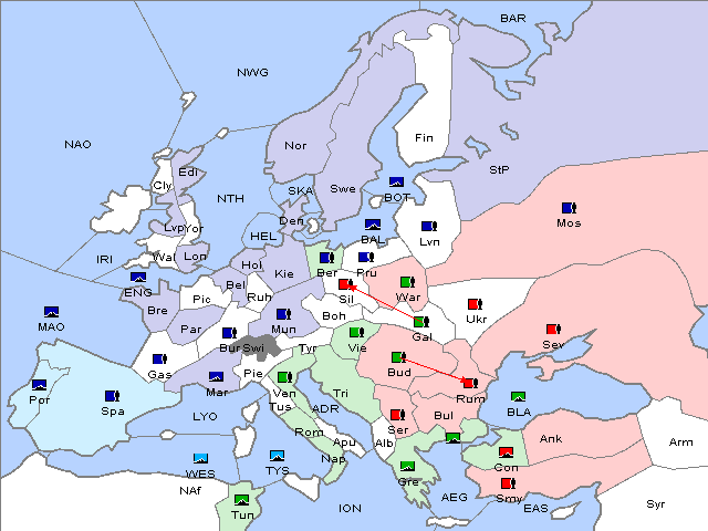 Map Fall 1911 Retreat