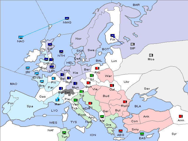 Map Spring 1907 Retreat