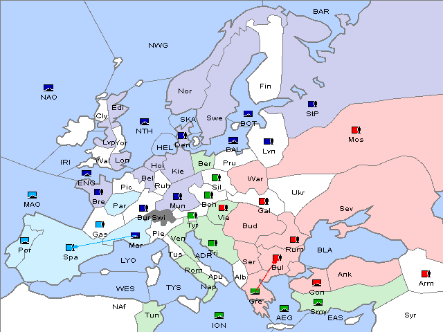 Map Spring 1910 Retreat