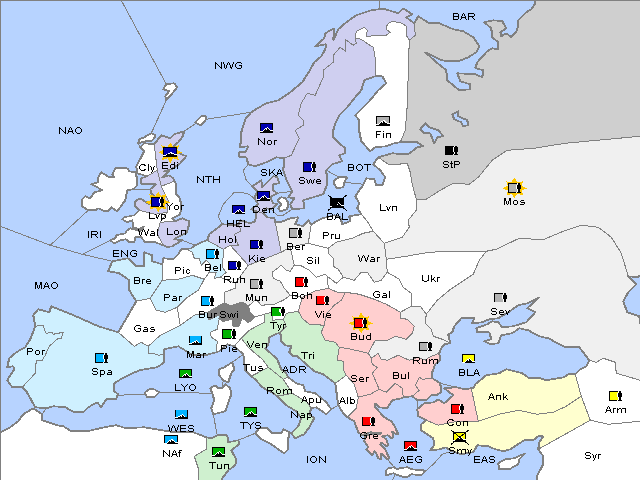Map Winter 1903 Adjustment