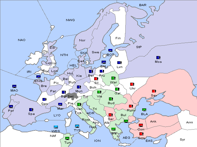 Map Winter 1911 Adjustment