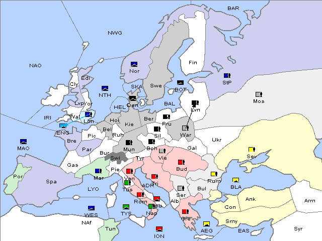 Map Fall 1905 Retreat