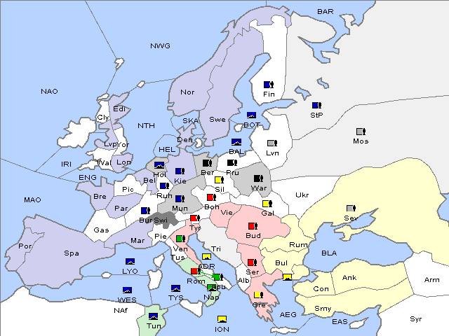 Map Fall 1908 Retreat