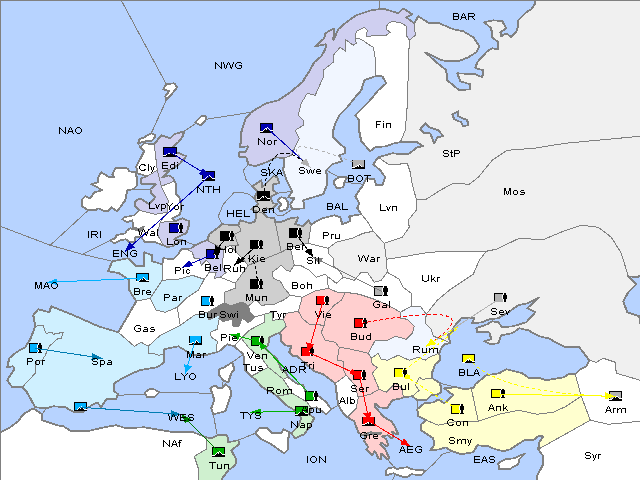 Map Spring 1902 Movement