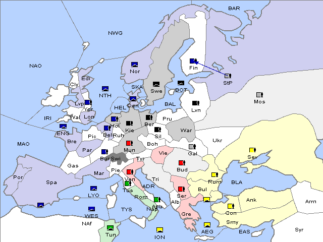 Map Spring 1907 Retreat