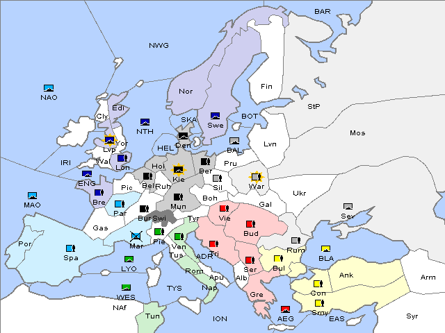 Map Winter 1902 Adjustment