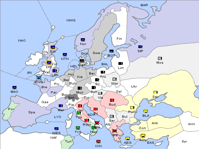 Map Winter 1905 Adjustment