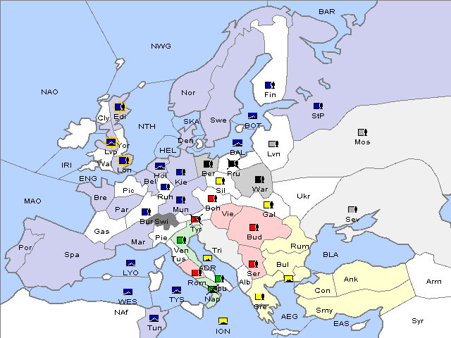 Map Winter 1908 Adjustment