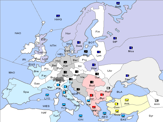 Map Spring 1907 Retreat