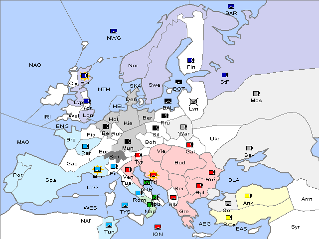 Map Winter 1903 Adjustment