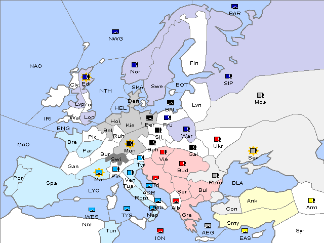 Map Winter 1905 Adjustment