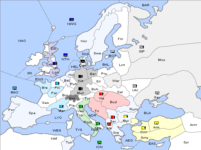 Map Fall 1901 Movement