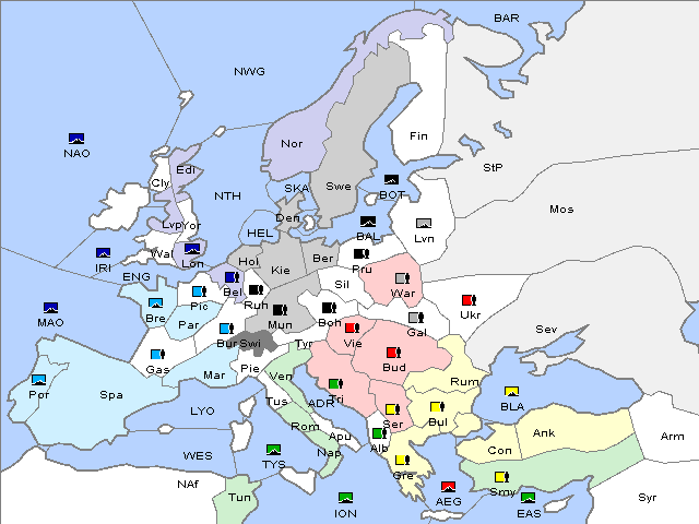 Map Fall 1903 Movement