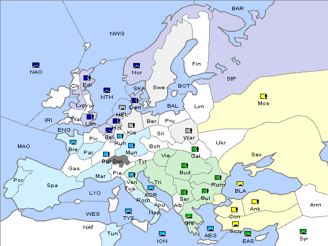 Map Fall 1908 Movement