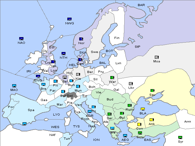 Map Fall 1909 Movement