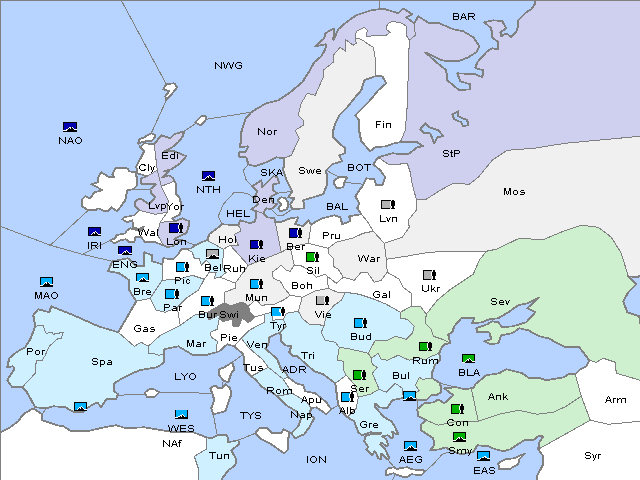 Map Fall 1911 Movement