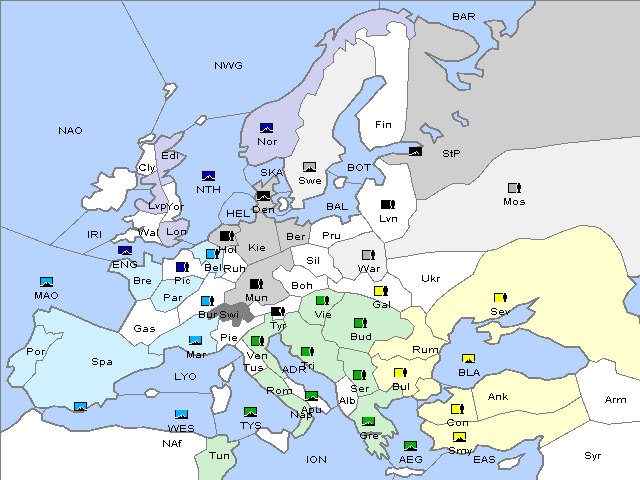 Map Spring 1906 Movement