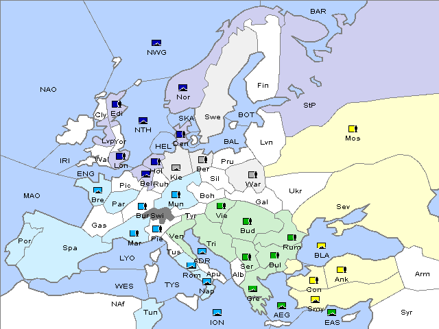 Map Spring 1908 Movement