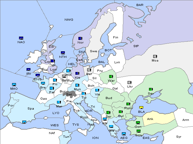 Map Spring 1910 Movement