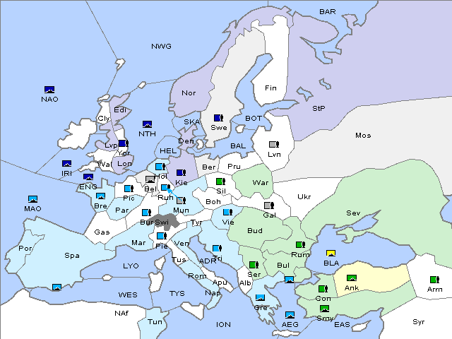 Map Spring 1910 Retreat