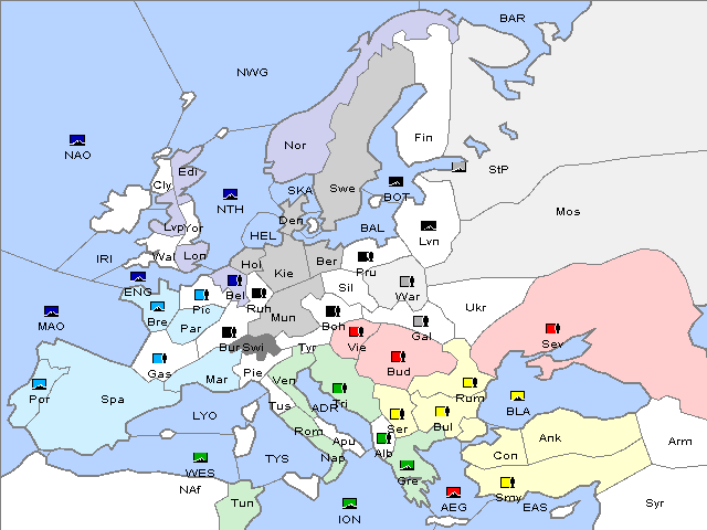 Map Winter 1903 Adjustment