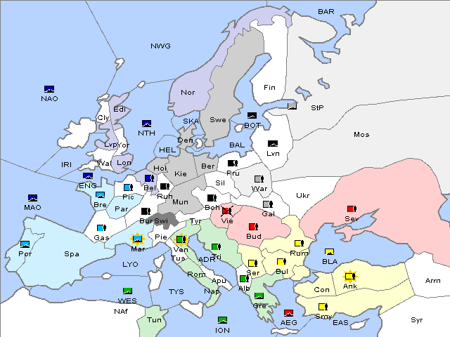 Map Winter 1903 Adjustment