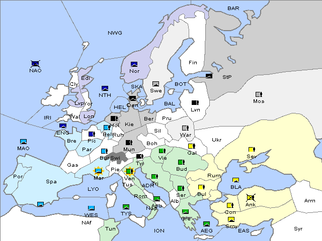 Map Winter 1905 Adjustment