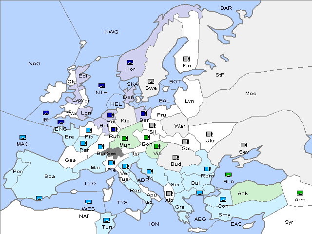 Map Winter 1913 Adjustment