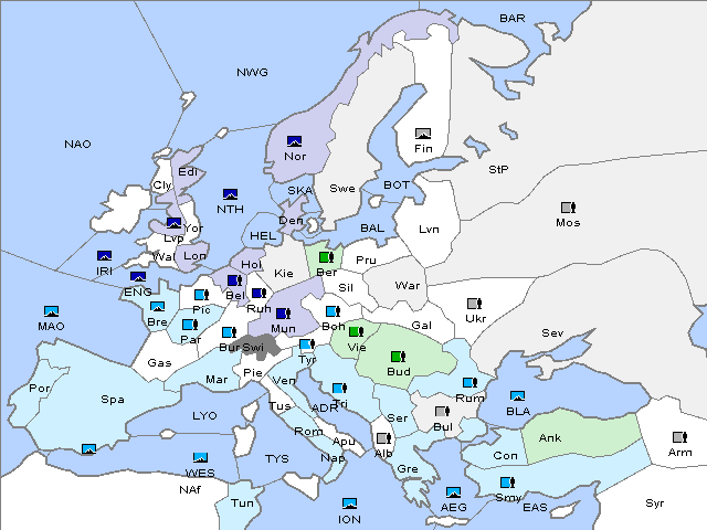 Map Winter 1914 Adjustment