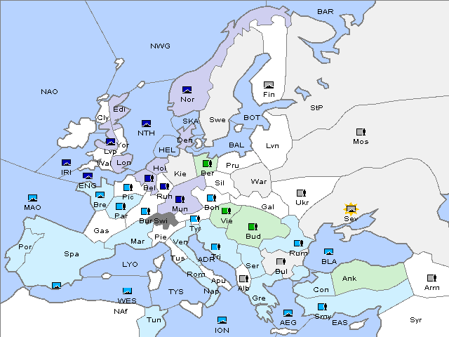 Map Winter 1914 Adjustment